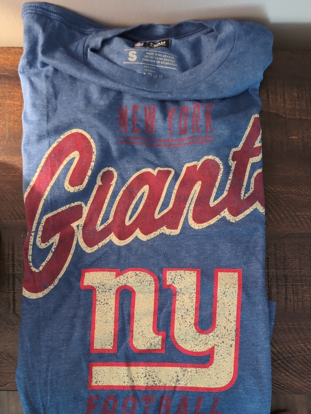New York Giants Short Sleeve Graphic Tee - Blue